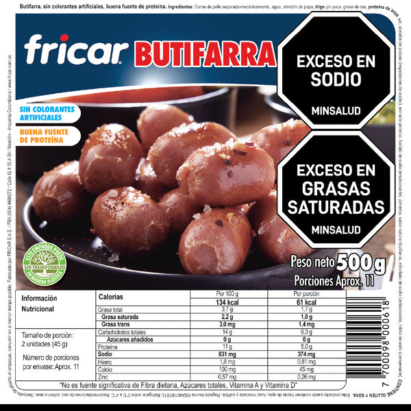 BUTIFARRA - LIBRA 500G FRICAR